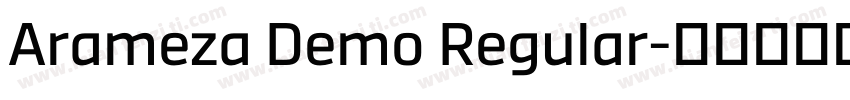 Arameza Demo Regular字体转换